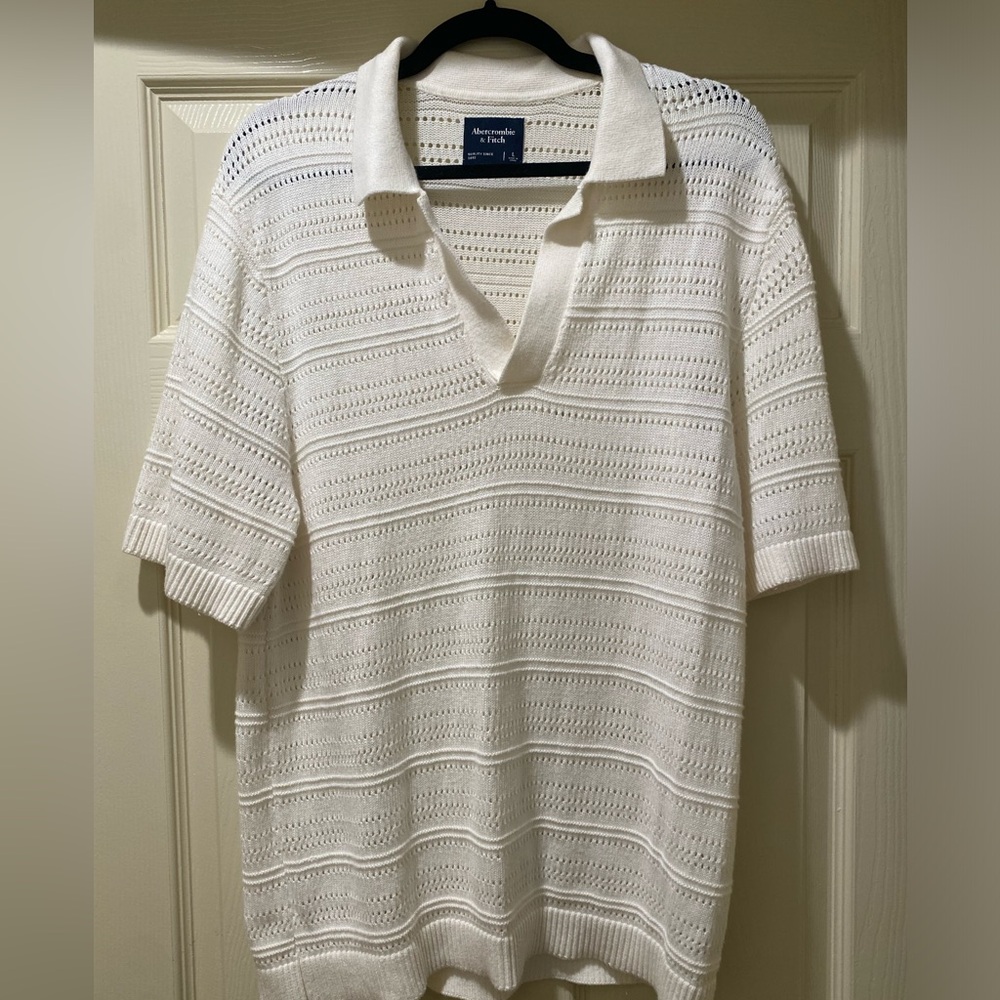 A&F Johnny Collar Knit Polo